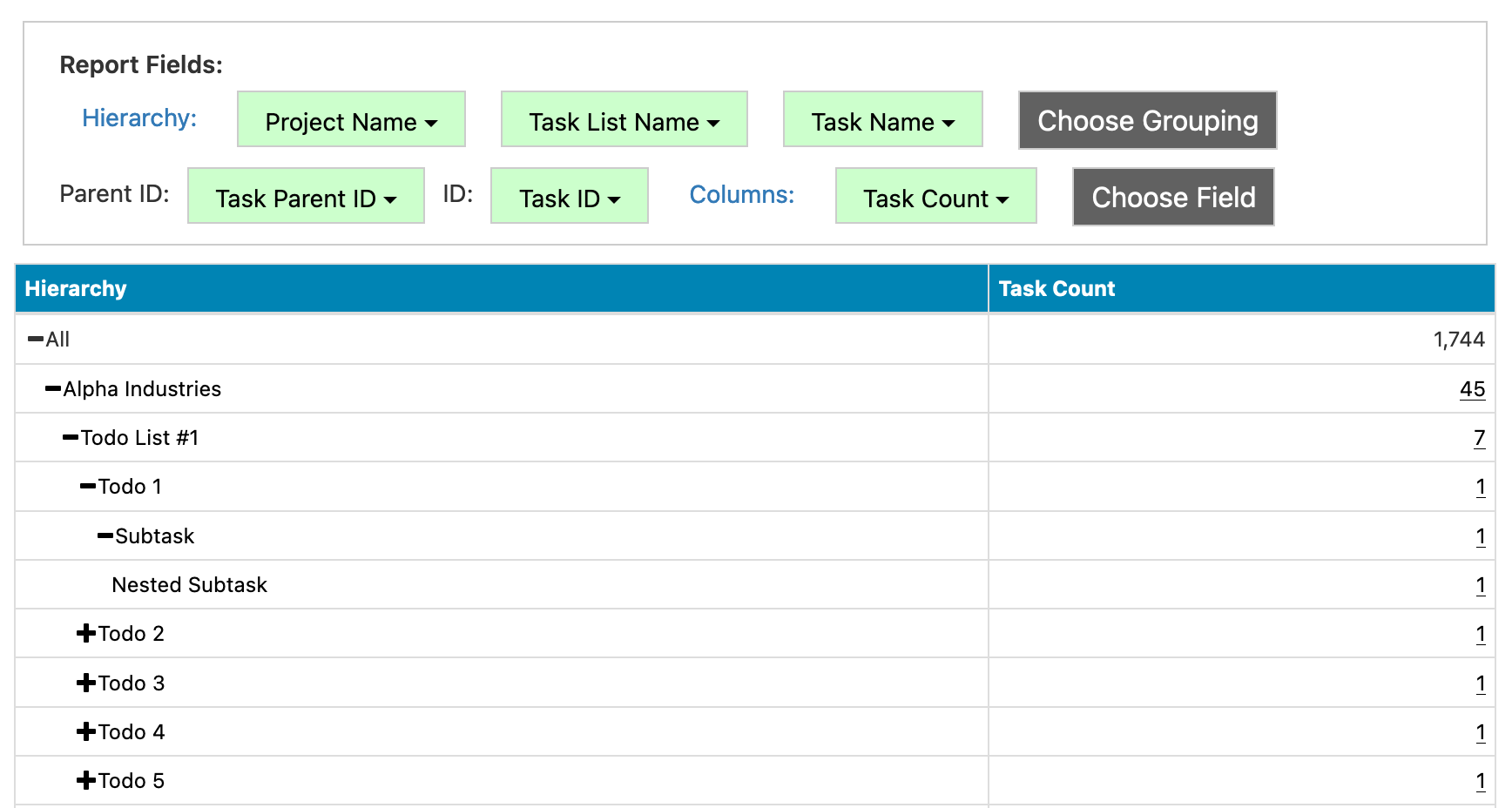 Teamwork Task Example